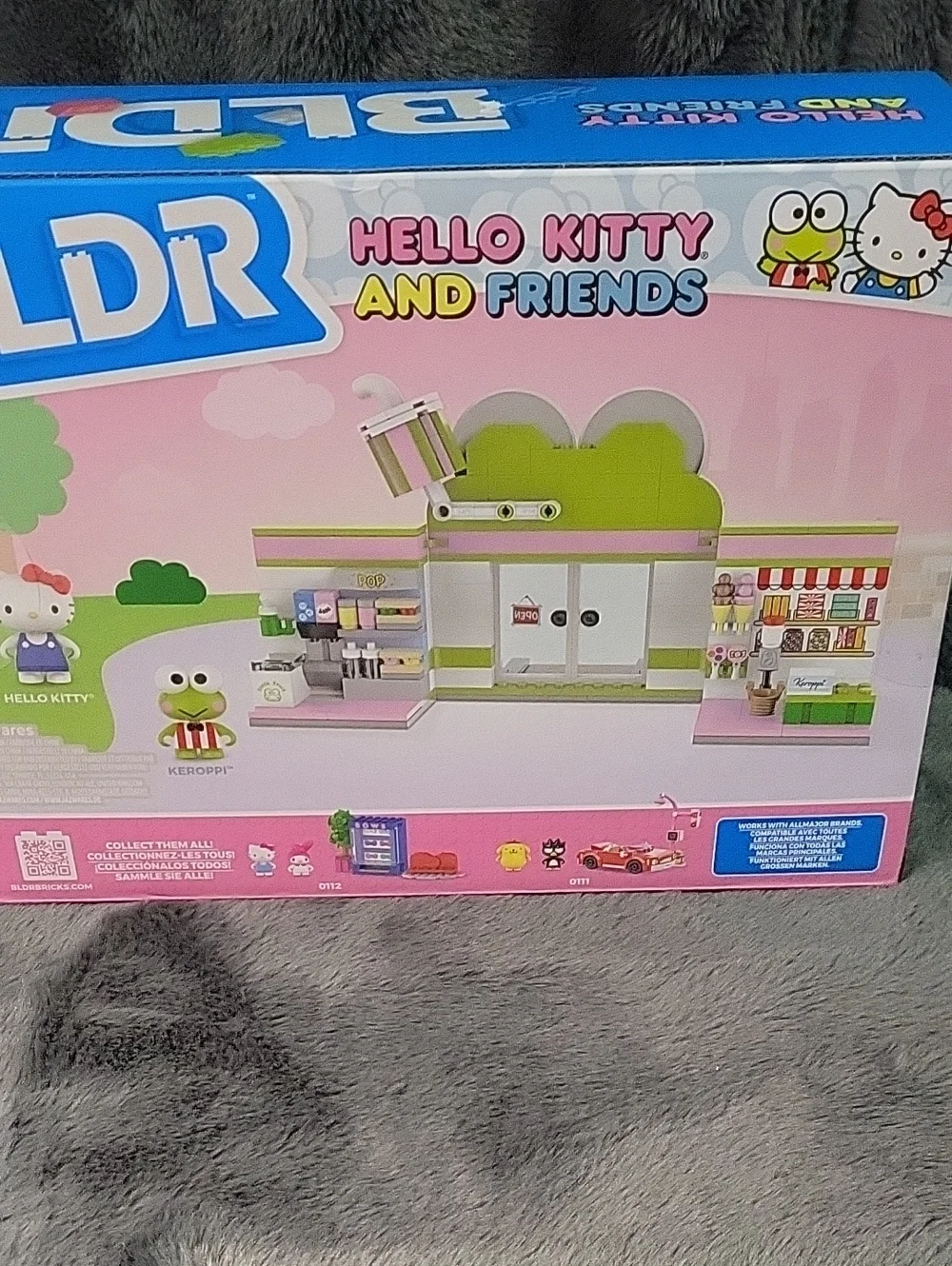 Hello Kitty and Friends Keroppi Mart Building Toy Set by BLDR And Jazwares